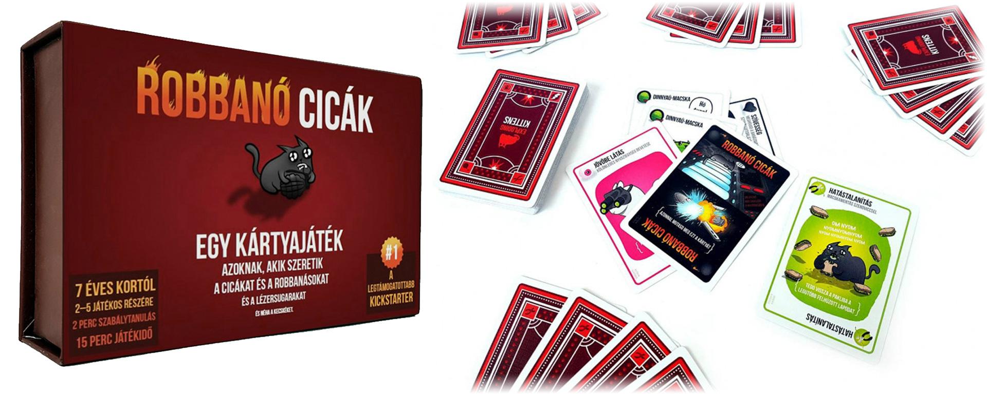 Robbanó cicák Robbanó cicák társasjáték