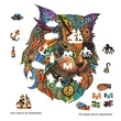 Fa puzzle – Kalóz cica (FSC-wood)