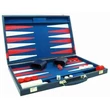 Backgammon - kék mübör koffer (38cm) - 604162