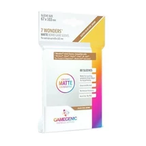 GameGenic Matte 7 Wonders sleeves - 67x103 mm (80 db/csomag)