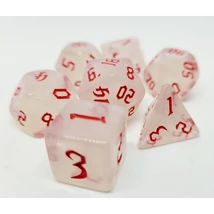 Dobókocka készlet Milky Shine: Piros