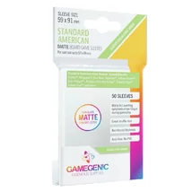 GameGenic Matte Standard US sleeves - 59x91 mm (50 db/csomag)