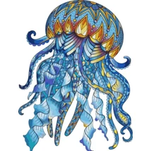 Fa puzzle – Medúza (FSC-wood)