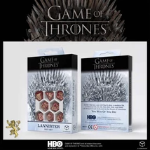 Dobókocka készlet, GoT Lannister szett