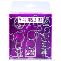 Mini Wire Puzzle Szett Lila Mini Wire Puzzle Szett Lila