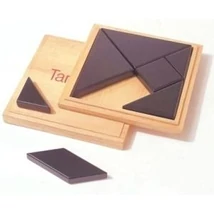 Tangram fából, fadobozban 13x13 cm - 791740