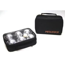 Pétanque, 6 fém golyóval, fekete táskában - 251204