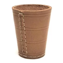 Kockavető pohár, nyers börböl 730607