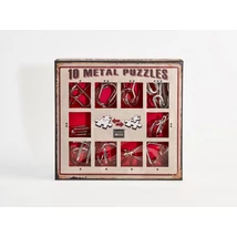 10 Metal Puzzle Set - piros *-*** 10 Metal Puzzle Set - piros *-***