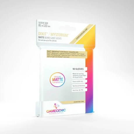 GameGenic Matte Dixit sleeves - 81x122 mm (90 db/csomag)
