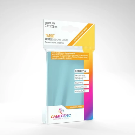 GameGenic Prime Tarot sleeves - 73x122 mm (50 db/csomag) GameGenic Prime Tarot sleeves - 73x122 mm (50 db/csomag)