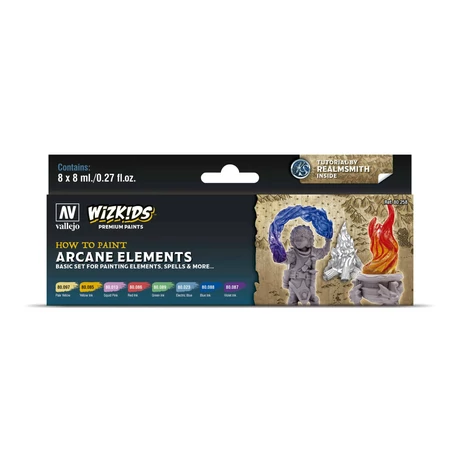 Wizkids Premium set by Vallejo: Arcane Elements festékszett
