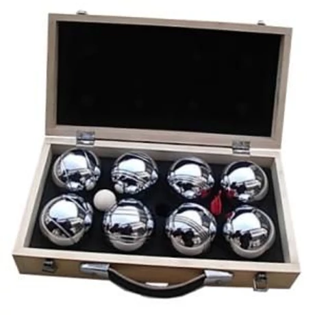 Pétanque fa dobozban, 8 golyó - 251206