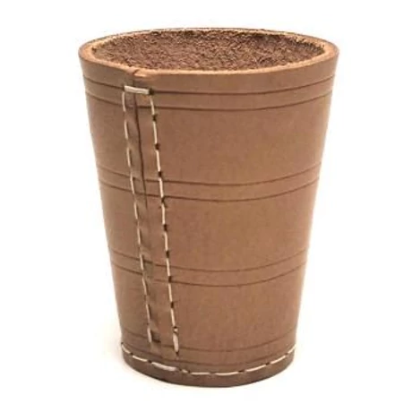 Kockavető pohár, nyers börböl 730607