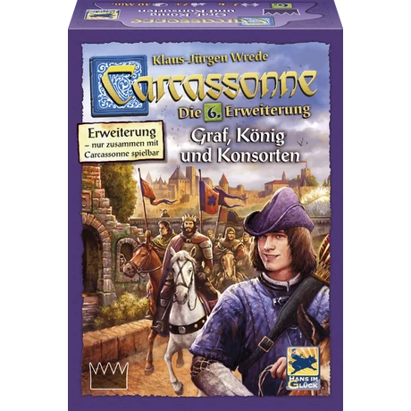 Carcassonne 6. kiegészítő - Graf, König und Konsorten (új kiadás)
