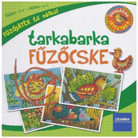 Óvodások játéktára Tarkabarka fűzőcske (Új kiadás)