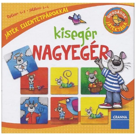 Óvodások játéktára Kisegér nagyegér (Új kiadás)